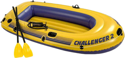 Надувная лодка Intex Challenger-2 Set / 68367NP